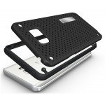 Wholesale Samsung Galaxy Note 5 Net Hybrid Kickstand Case (Black)